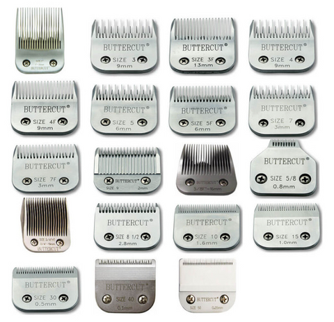 Geib Stainless Steel Clipper Blades - Assorted Sizes