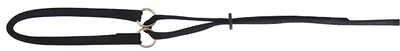 10mm Nylon Cord Martingale Lead with Slide - 30cm Neck - Black Only