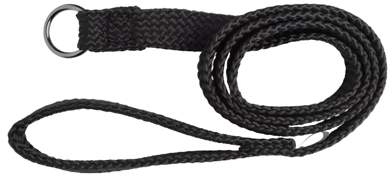 10mm Nylon Cord Choker/Slip Lead - 150cm - Black Only