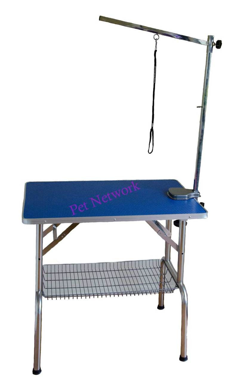 Standard Foldable Grooming Table with Basket, Arm and Clamp - Assorted ...