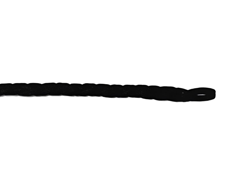 Plaited Tie on Lead - 120cm - Black