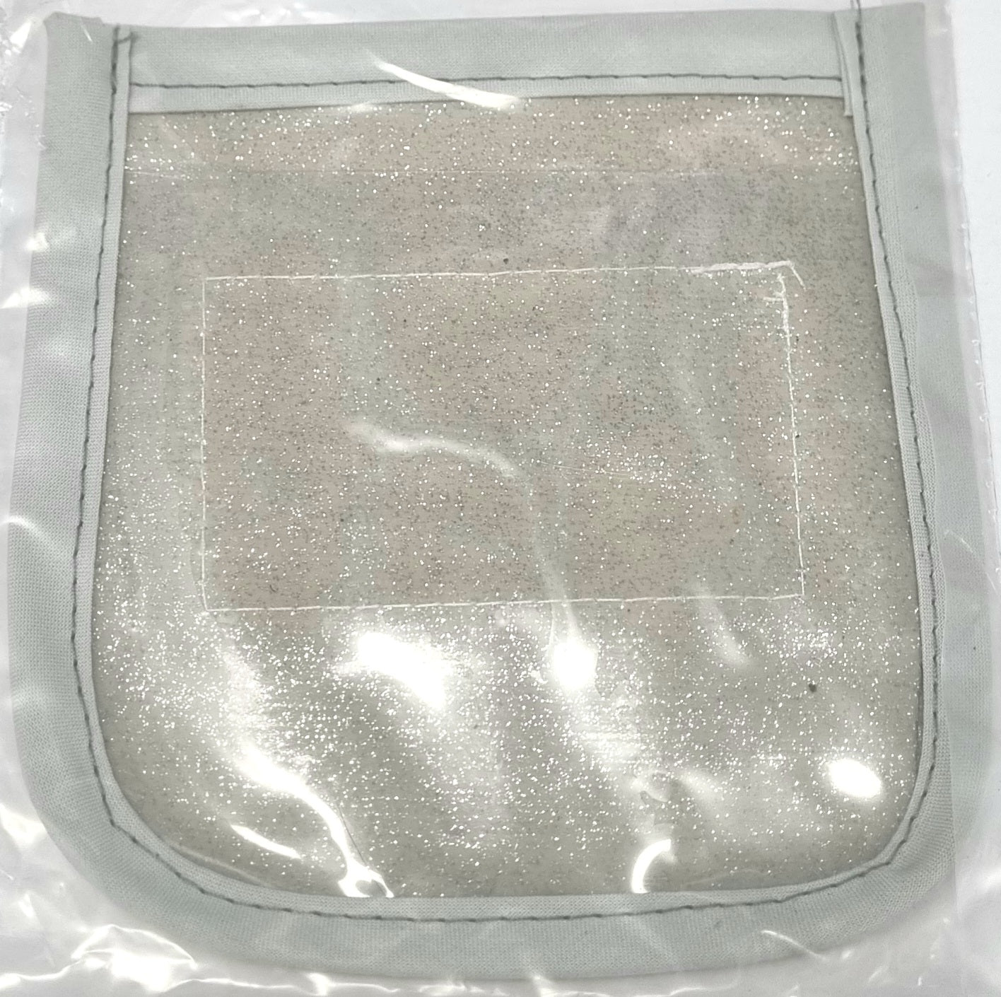 Replacement Pouch Silver Glitter