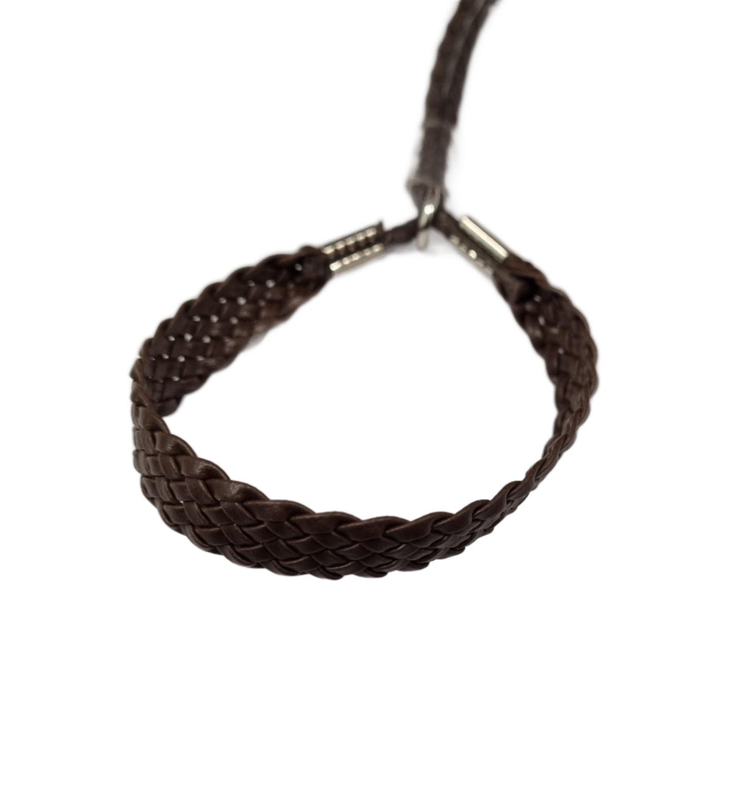 Waxed Leather Japanese Cord Lead with Braided Neck - Assorted Colours