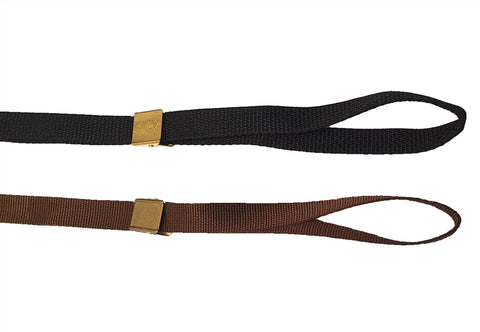 Nylon Show Lead - 16mm - 120cm approx. - BLACK
