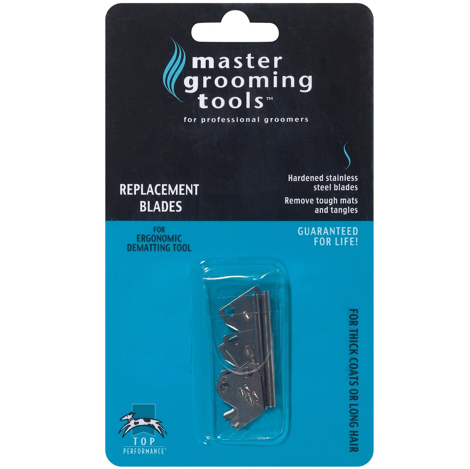 Top Performance Master Grooming Replacement Blades for Ergonomic Dematting Tool 6 Blades