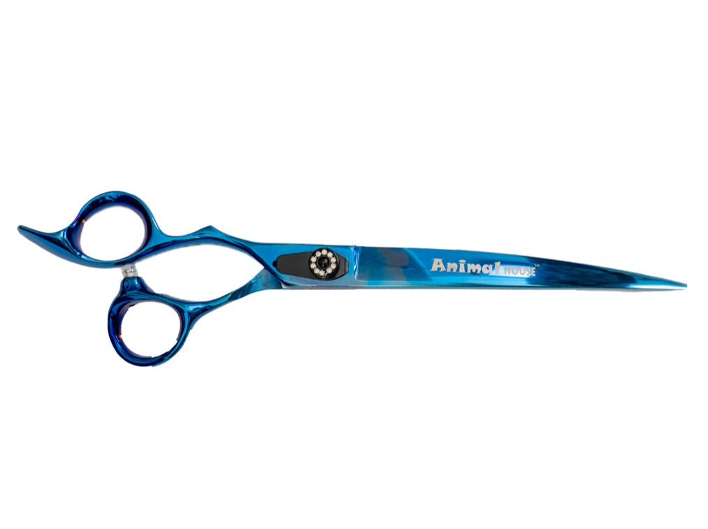 Animal House Prof. Series 8.5" Curved Shear – LEFT HANDED - BLUE (WH)
