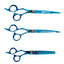 Animal House Prof. Series 8.5” 3 Piece Kit with 40 Tooth Thinner - LEFT HANDED – BLUE (WH)
