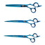 Animal House Prof. Series 7.5” 3 Piece Kit with 40 Tooth Thinner - BLUE (WH)