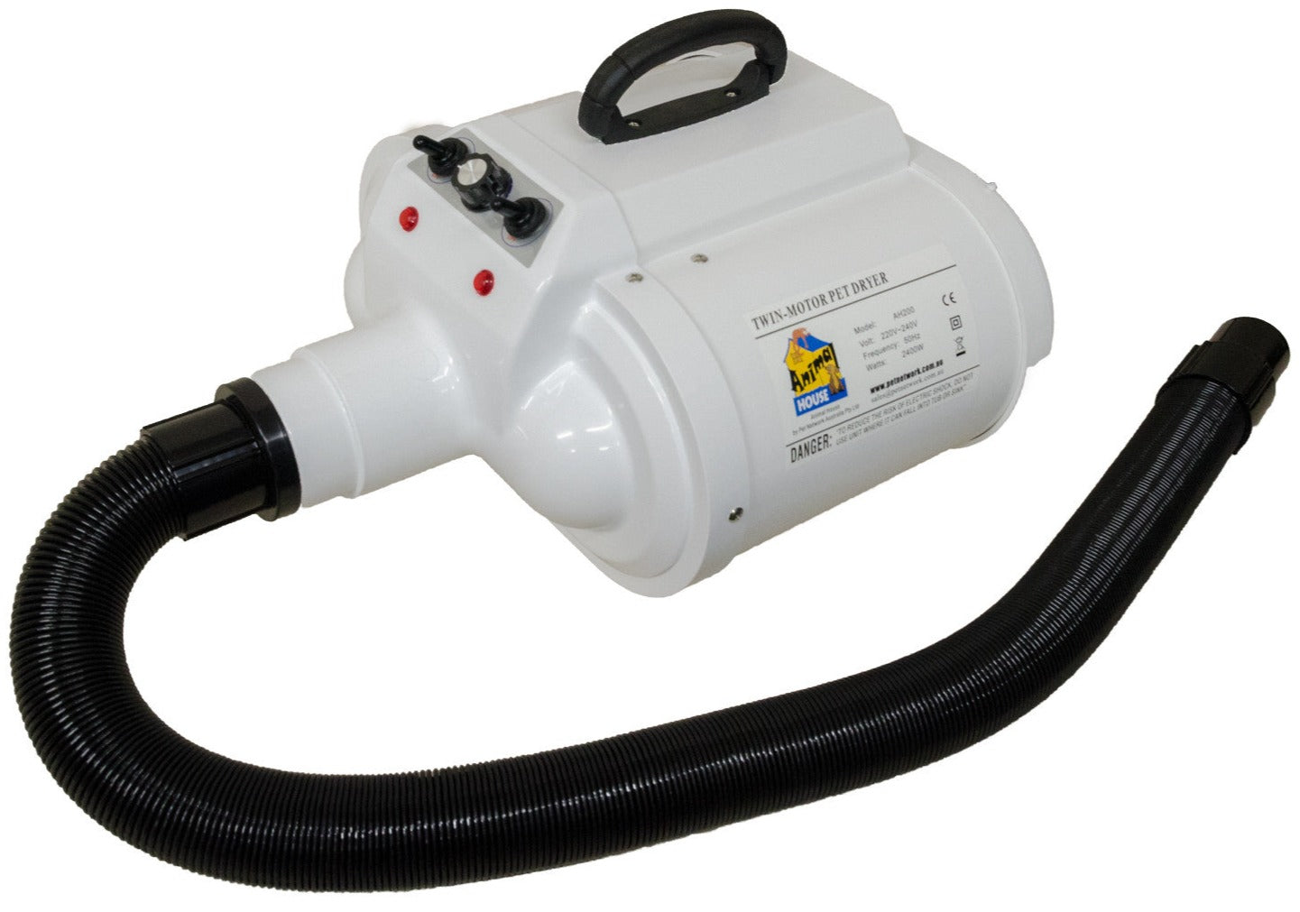 Animal House Twin Motor Pet Dryer with Variable Wind Speed 
