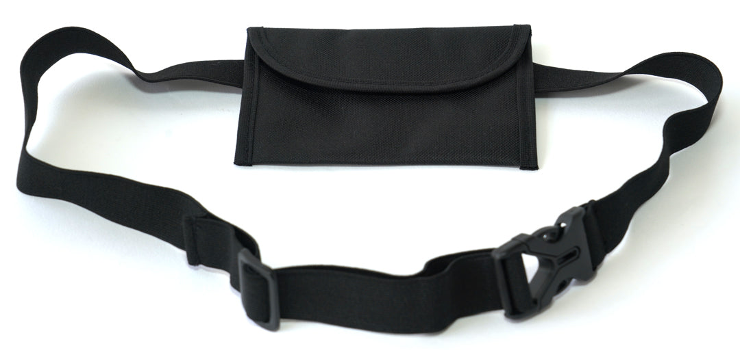 Animal House Bait Bag on Adjustable Waistband - Curved Edge - Black