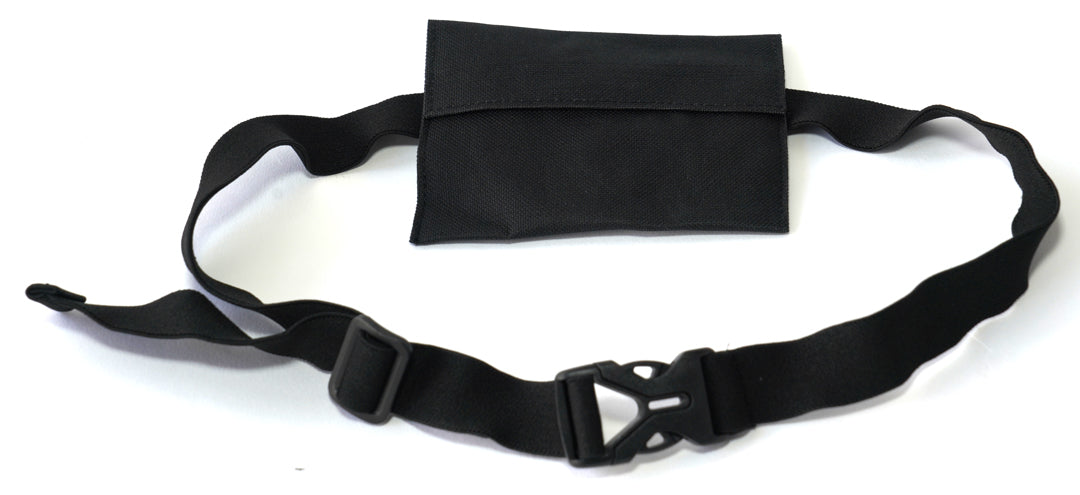 Animal House Bait Bag on Adjustable Waistband - Straight Edge - Black