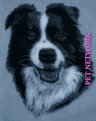 Vet Bed - Rubber Backed - Border Collie Design - approx. 100cm x 75cm - SPECIAL (ND)