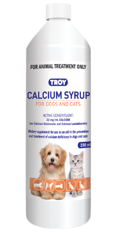 Troy Calcium Syrup for Dogs and Cats - 250ml