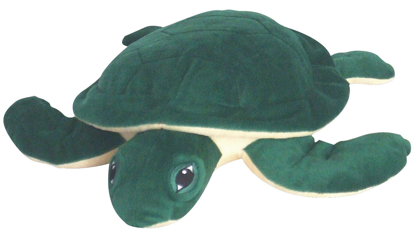 Colossals Sea Turtle 15" Dog Toy