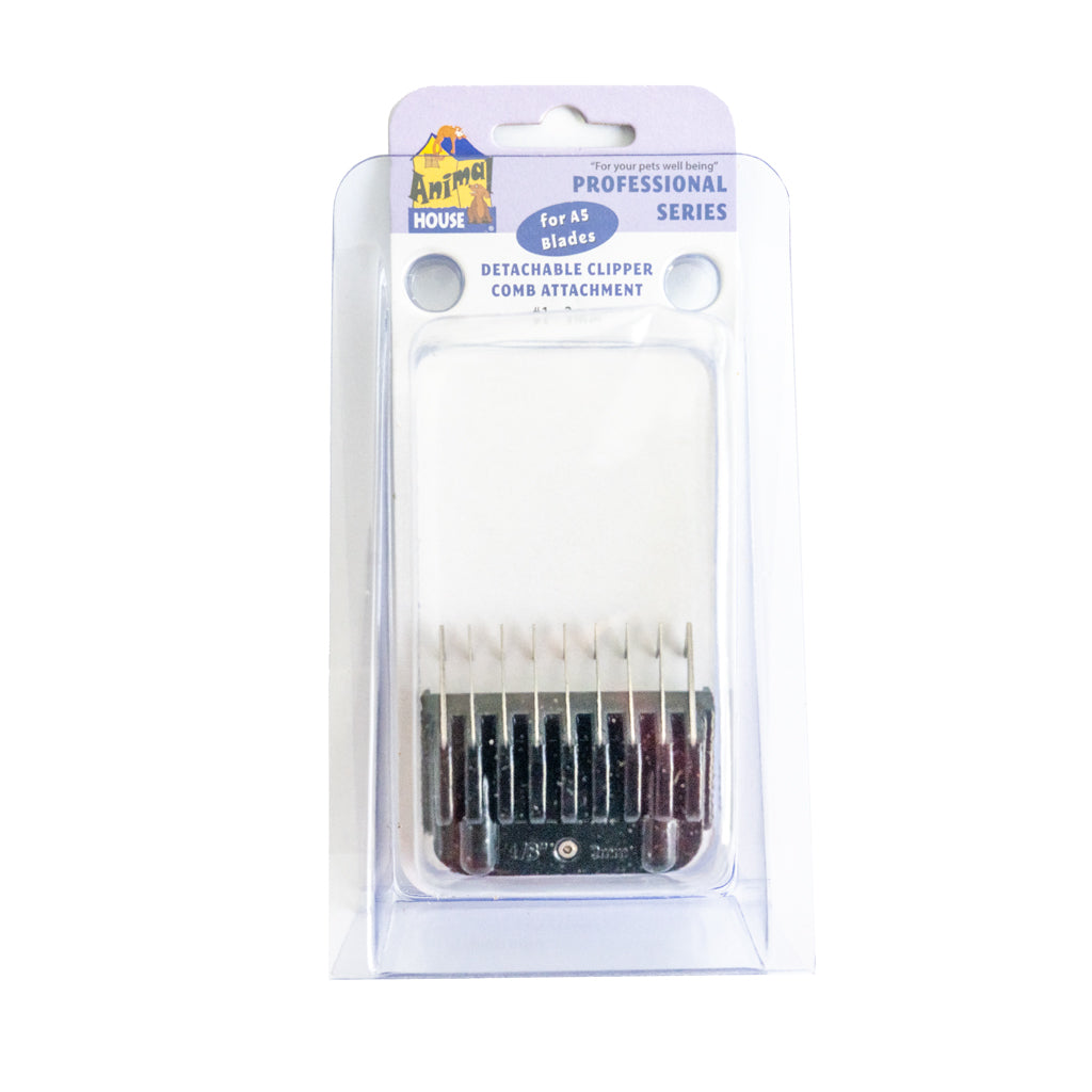 Animal House Prof. Series Metal Detachable Clipper Comb Attachments – Assorted Sizes