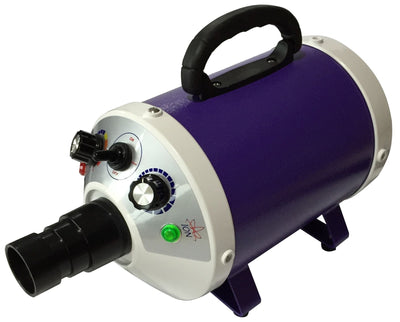 Animal House Single Motor Dryer – with Heat and Variable Wind Speed – Assorted Colours