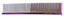 METALLIC ROUND BACK MEDIUM/COARSE DOG COMB 7.5" - PURPLE