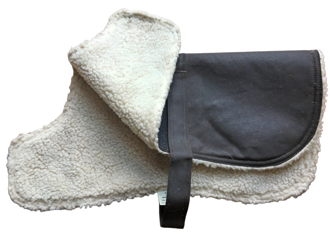 Dog Coat -  Oilskin - Sherpa Lined - Assorted Sizes