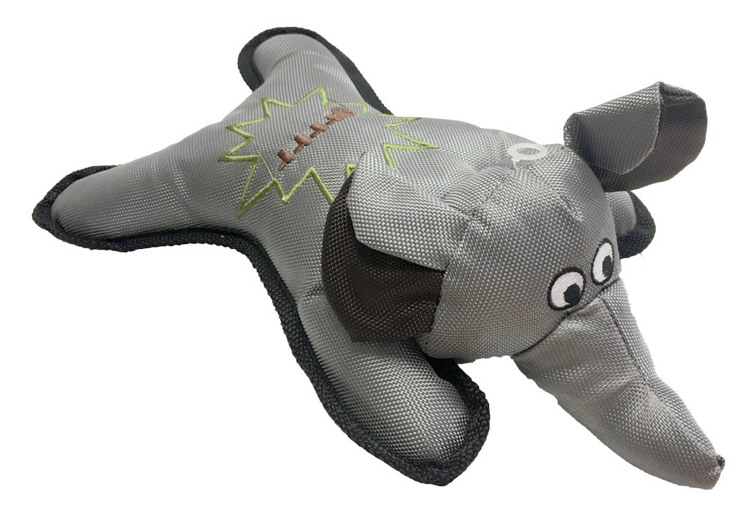 Nylon Grey Elephant Dog Toy with Squeaker