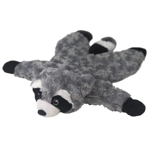 Flat Body Raccoon 19" Dog Toy