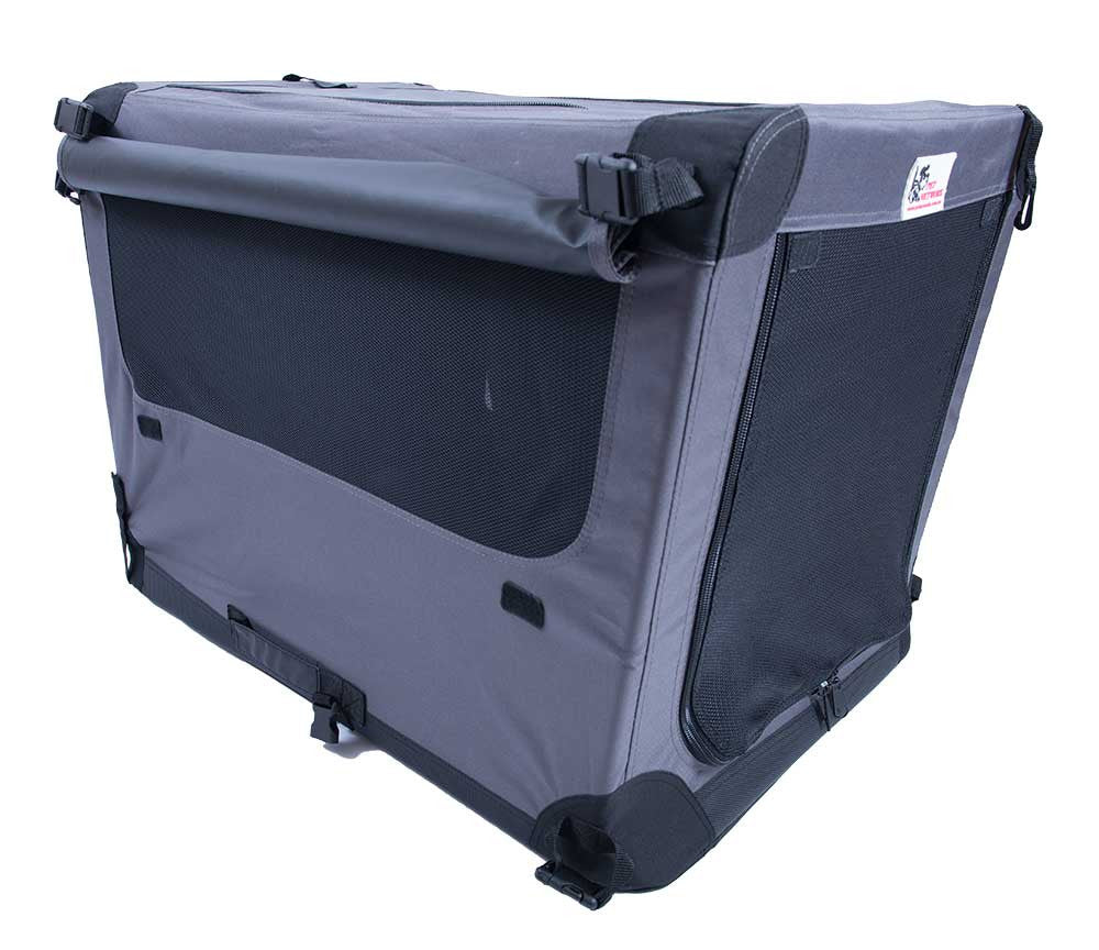 PET NETWORK SOFT CRATE 24" (PINK, GREY OR BURGUNDY)