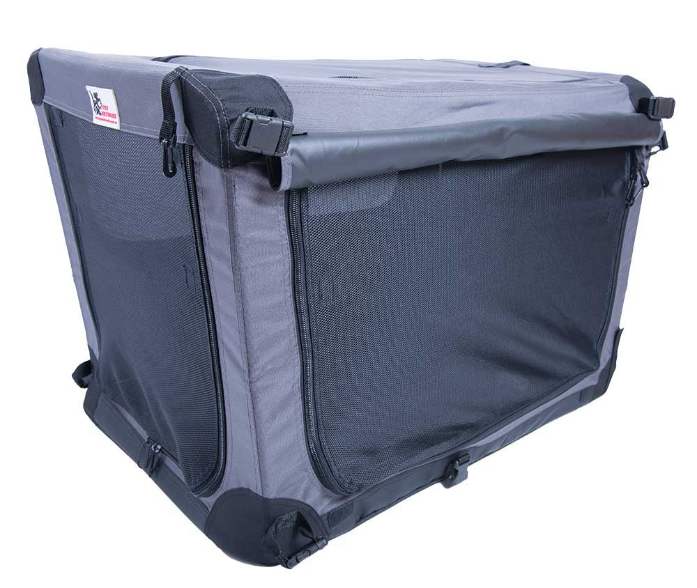 PET NETWORK SOFT CRATE 24" (PINK, GREY OR BURGUNDY)
