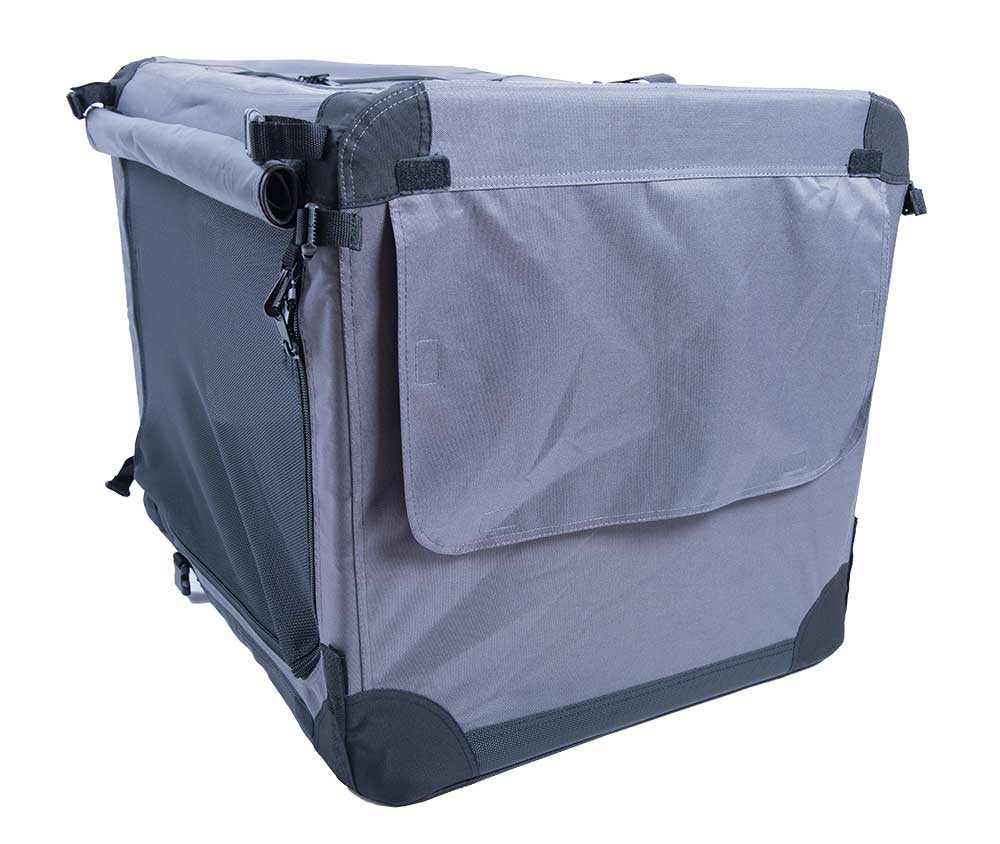 PET NETWORK SOFT CRATE 24" (PINK, GREY OR BURGUNDY)