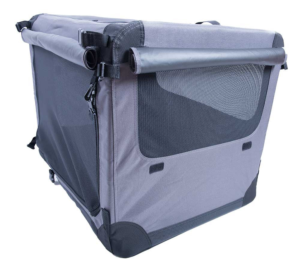 PET NETWORK SOFT CRATE 24" (PINK, GREY OR BURGUNDY)