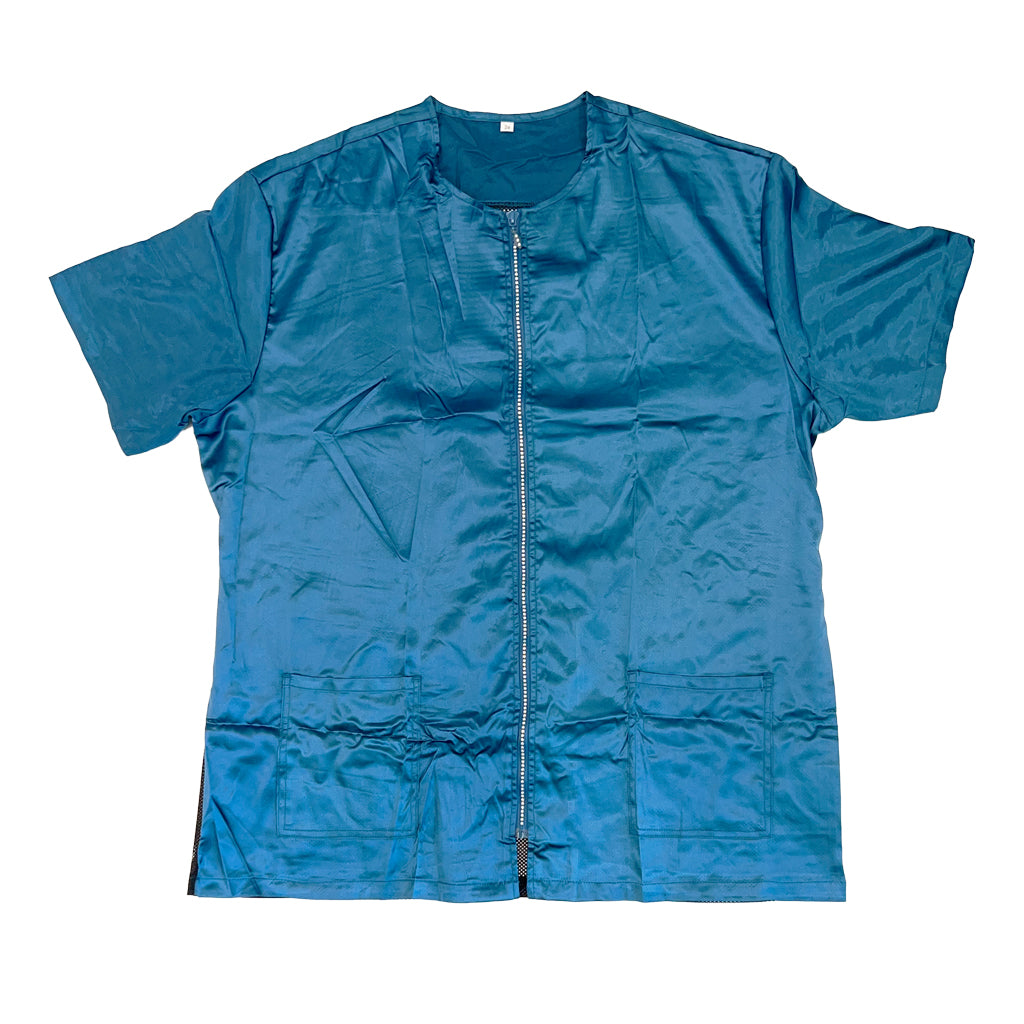 Grooming Jacket - Mesh Back – Teal with Diamante Zip - Assorted Sizes 