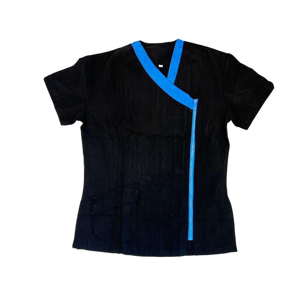 Grooming Jacket - Black with Blue Trim – Assorted Sizes