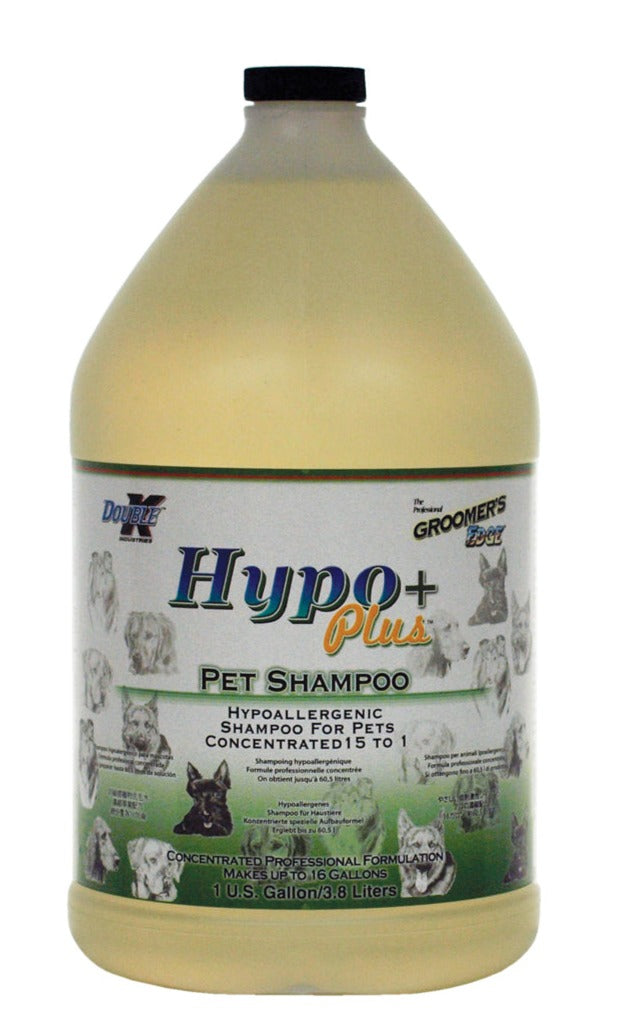 Double K Groomer's Edge Hypo+Plus Pet Shampoo - 3.8 Litres/1 Gallon