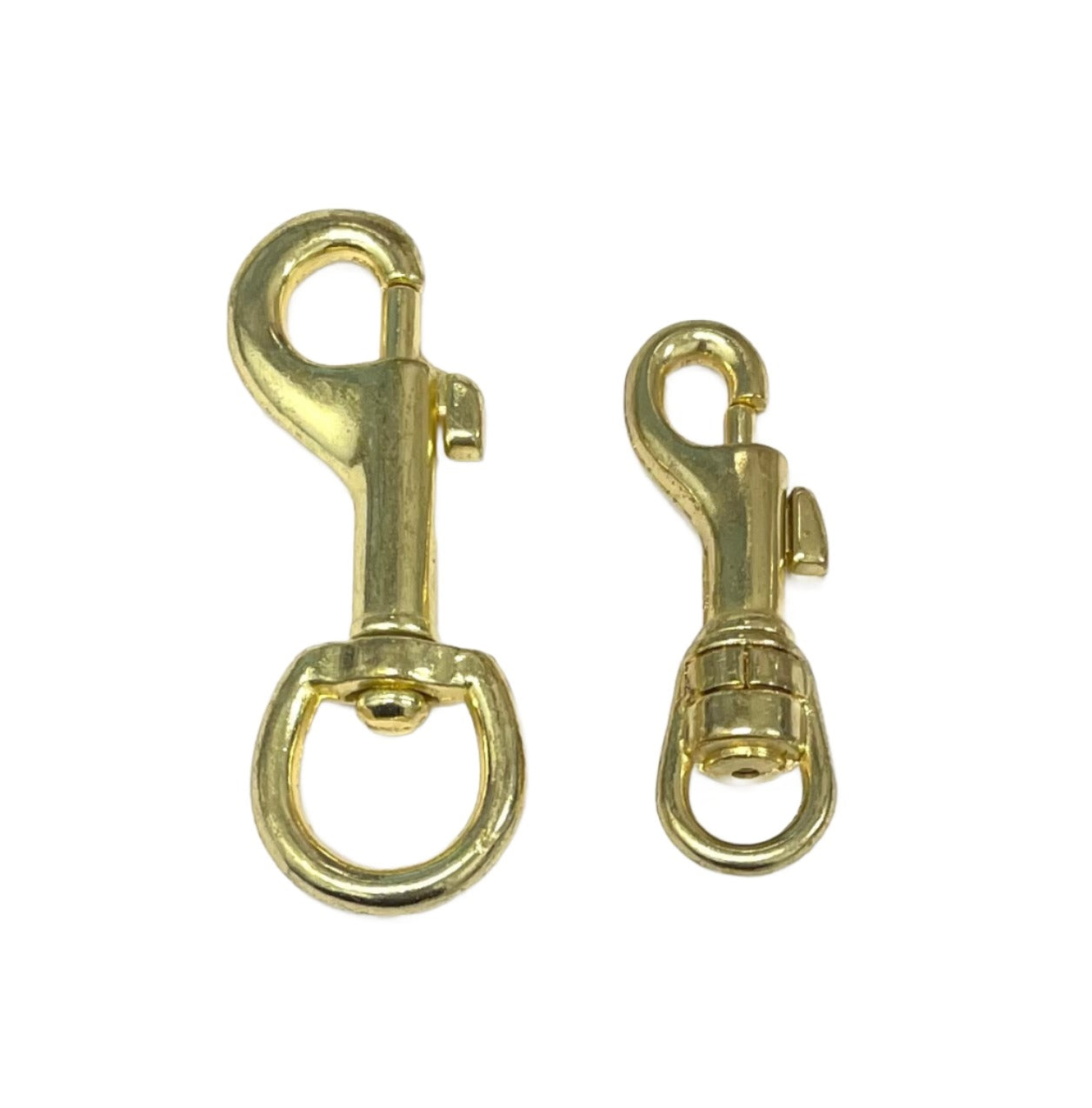 Swivel Trojan Clip for Tie On Leads Gold - Small or Large