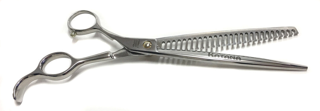 Geib Katana 8.5" 26 Tooth Offset Sculpting/Finishing Shear - LEFT HANDED