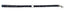 Animal House Grooming Noose with Bones and Paws - Black