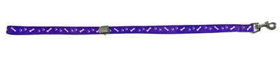 Animal House Grooming Noose with Bones and Paws - Purple