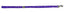 Animal House Grooming Noose with Bones and Paws - Purple
