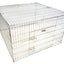 Animal House Dog Pen with Lid - 40" X 40" X 24" (101 X 101 X 61cm)