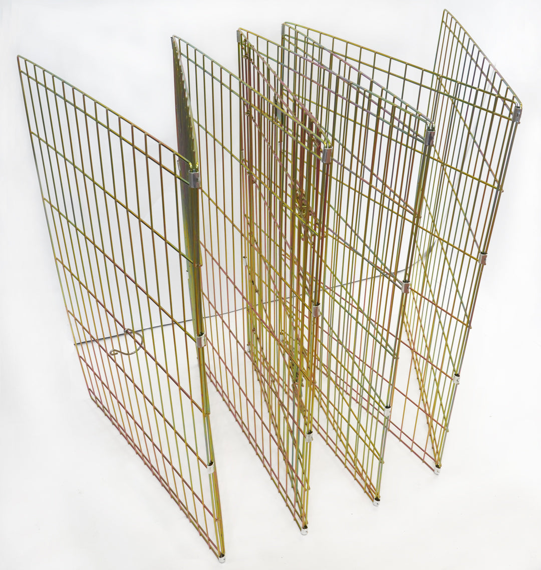 Animal House 8 Panel Puppy Pen with Door - 91cm High (36") 