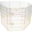 Animal House 8 Panel Puppy Pen with Door - 91cm High (36") 