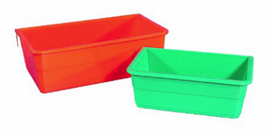 PLASTIC COOP FEEDER RECTANGLE - SMALL (#6079)
