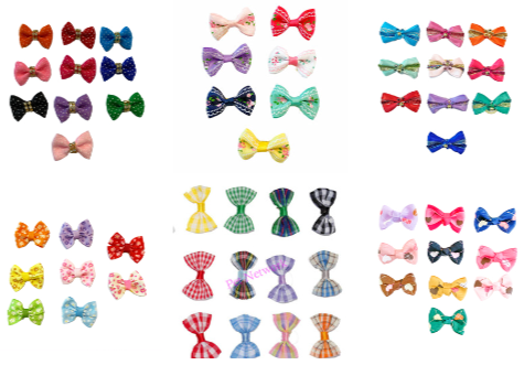 Assorted Groomers Bows - Pack Of 24
