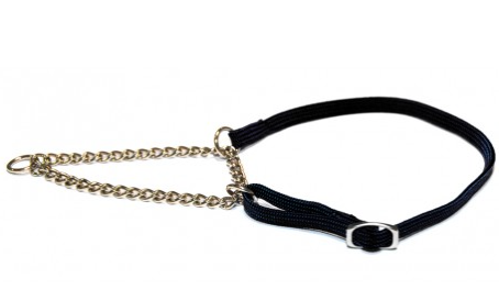 Show Tech Half Check Nylon Show Collar - 6mm - 20-44cm - Assorted Colours
