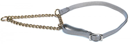 Show Tech Half Check Nylon Show Collar - 6mm - 20-44cm - Assorted Colours