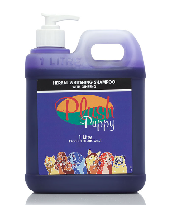 Plush Puppy Herbal Whitening Shampoo with Ginseng Assorted Sizes PetNetwork