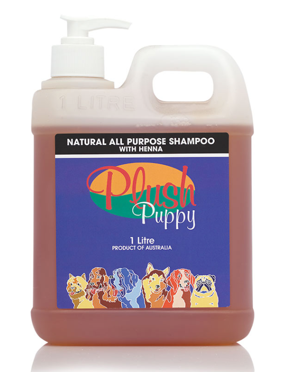 Plush Puppy Natural All Purpose Shampoo with Henna - Assorted Sizes