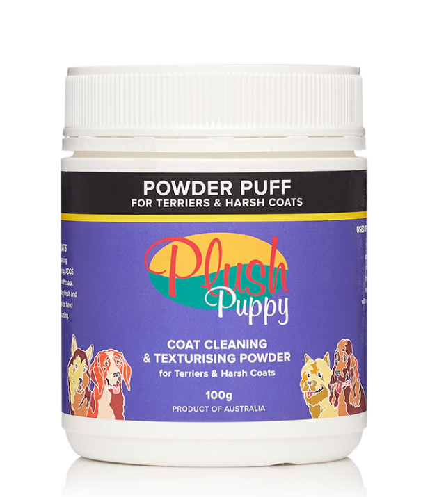 Plush Puppy Powder Puff Cleaning Powder - Terrier - 100gm