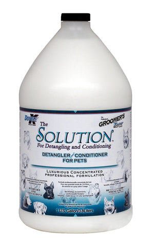 Double K Groomer's Edge The Solution Pet Detangler/Conditioner - 3.8 Litres/1 Gallon