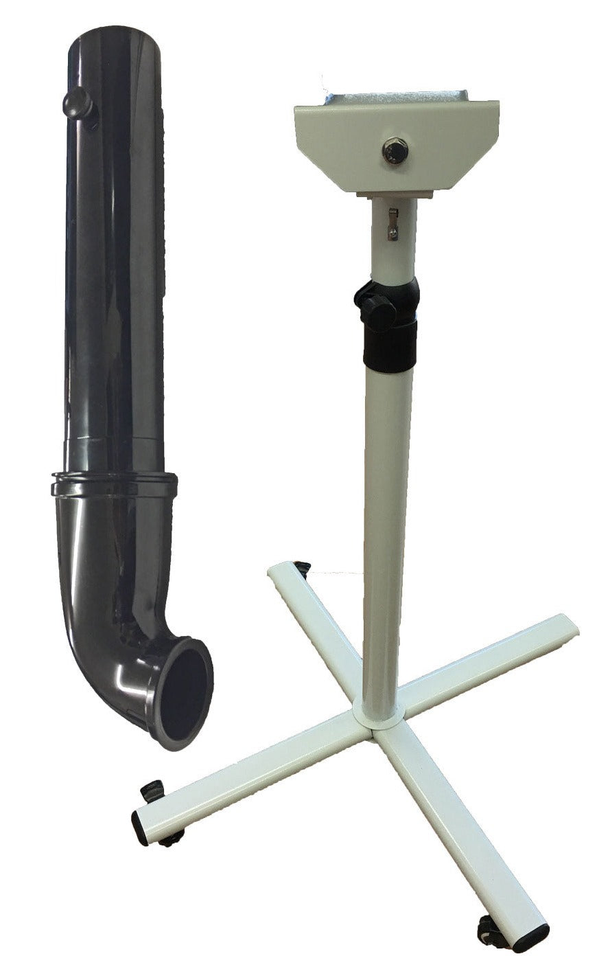 Stand with Hands-Free Rigid Tube to Fit Single Motor Dryer - Animal House/Lazor RX Media 1 of 3