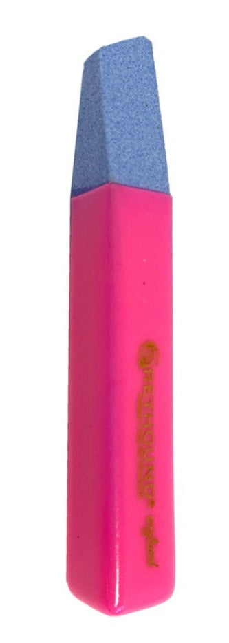 Ashley Craig Greyhound Rock Stripping Stone - 45 Degree Tip - Dressed Pink Handle - 13mm
