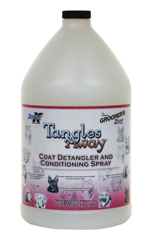 Double K Groomer's Edge Tangles Away Coat Detangling & Conditioning Spray - Assorted Sizes